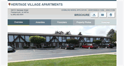 Desktop Screenshot of heritagevillageapartment.com